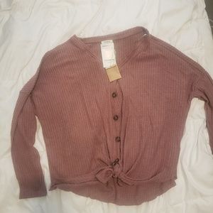 Womens mauve long sleeve